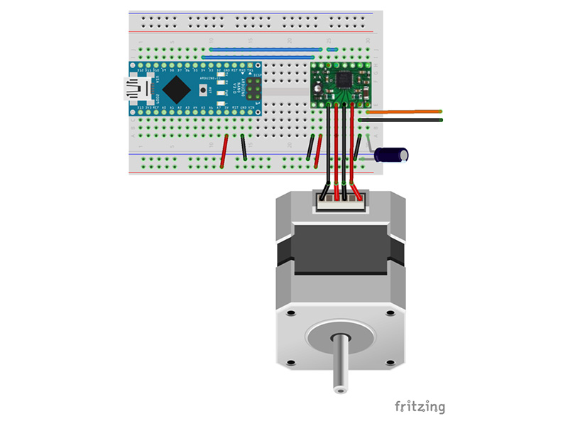 マイコン1つで複数モーターを操る、制御モジュール「A4988」を学ぶ：Arduinoで学ぶ基礎からのモーター制御（10）（3/4 ページ） MONOist